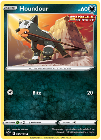 Houndour (095/163) [Sword & Shield: Battle Styles]