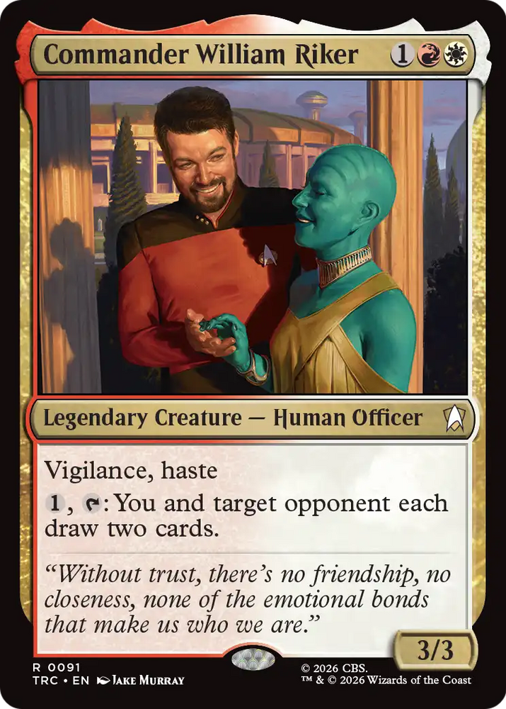 Commander William Riker (Surge Foil) [Star Trek Commander]