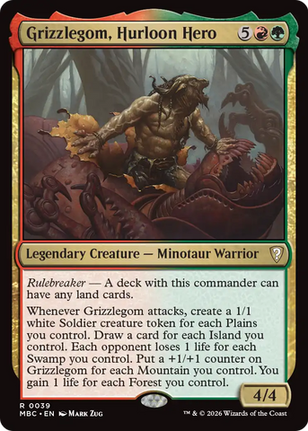 Grizzlegom, Hurloon Hero [Mystery Booster: Commander Edition]