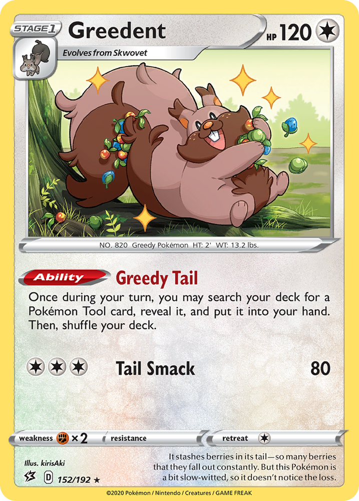 Greedent (152/192) [Sword & Shield: Rebel Clash]