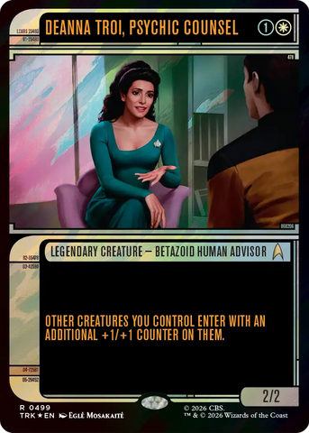 Deanna Troi, Psychic Counsel (Showcase) (Surge Foil) [Star Trek]