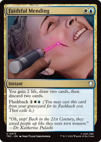 Faithful Mending (Surge Foil) [Star Trek Commander]