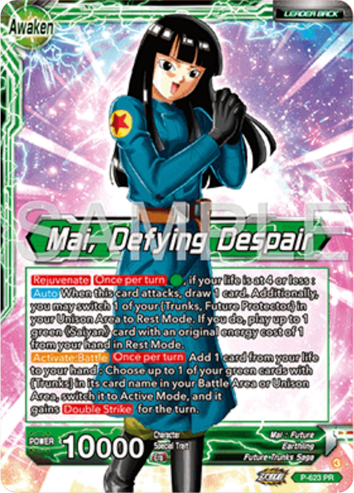 Mai // Mai, Defying Despair (Gold Stamped) (P-623) [Promotion Cards]