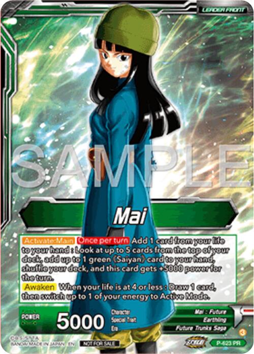 Mai // Mai, Defying Despair (Gold Stamped) (P-623) [Promotion Cards]