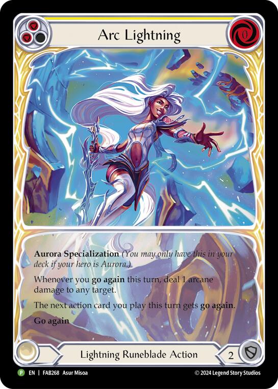 Arc Lightning (Extended Art) - FAB268 [FAB268] (Promo)  Rainbow Foil