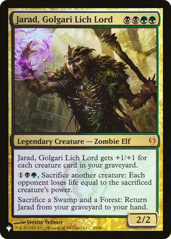 Jarad, Golgari Lich Lord [The List]