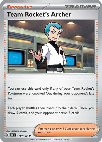 Team Rocket's Archer (170/182) [Scarlet & Violet: Destined Rivals]