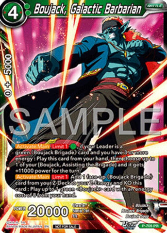 Boujack, Galactic Barbarian (Ultra-Bout Series Tournament Pack Vol.13) (P-705) [Tournament Promotion Cards]