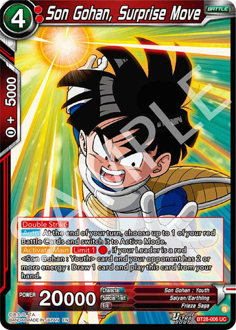 Son Gohan, Surprise Move (BT28-006) [Prismatic Clash]