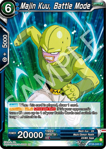Majin Kuu, Battle Mode (BT28-045) [Prismatic Clash]
