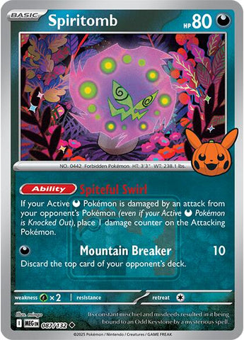 Spiritomb (087/132) (Pokeween 2025) [Miscellaneous Cards]