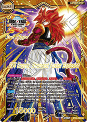 SS4 Son Goku & SS4 Vegeta // SS4 Gogeta, Strongest Fusion Explosion (3rd Place) (BT25-098) [Tournament Promotion Cards]