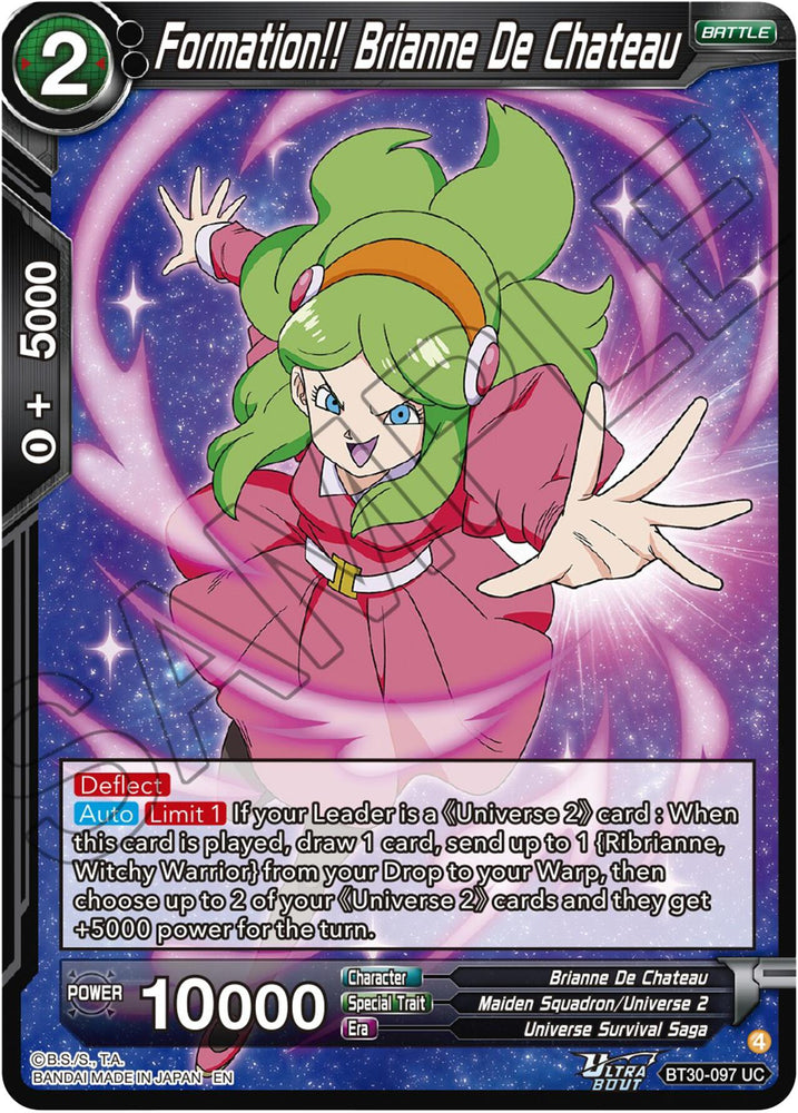 Formation!! Brianne De Chateau (BT30-097) [Three Glorious Fighters]