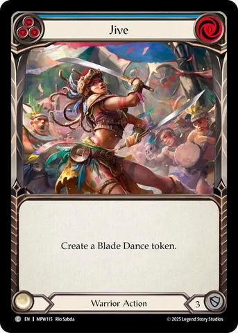 Jive (Blue) [MPW115] (Mastery Pack Warrior)  Rainbow Foil