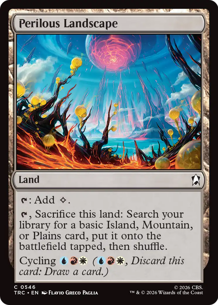 Perilous Landscape (Surge Foil) [Star Trek Commander]