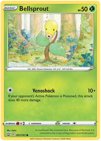 Bellsprout (001/163) [Sword & Shield: Battle Styles]