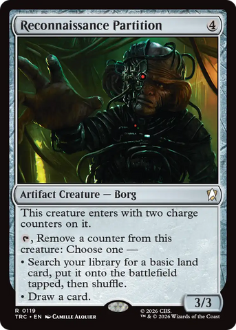Reconnaissance Partition (Surge Foil) [Star Trek Commander]