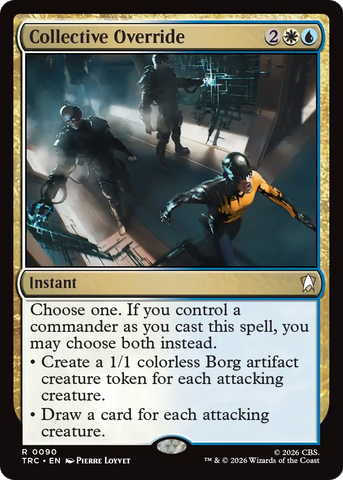Collective Override (Surge Foil) [Star Trek Commander]