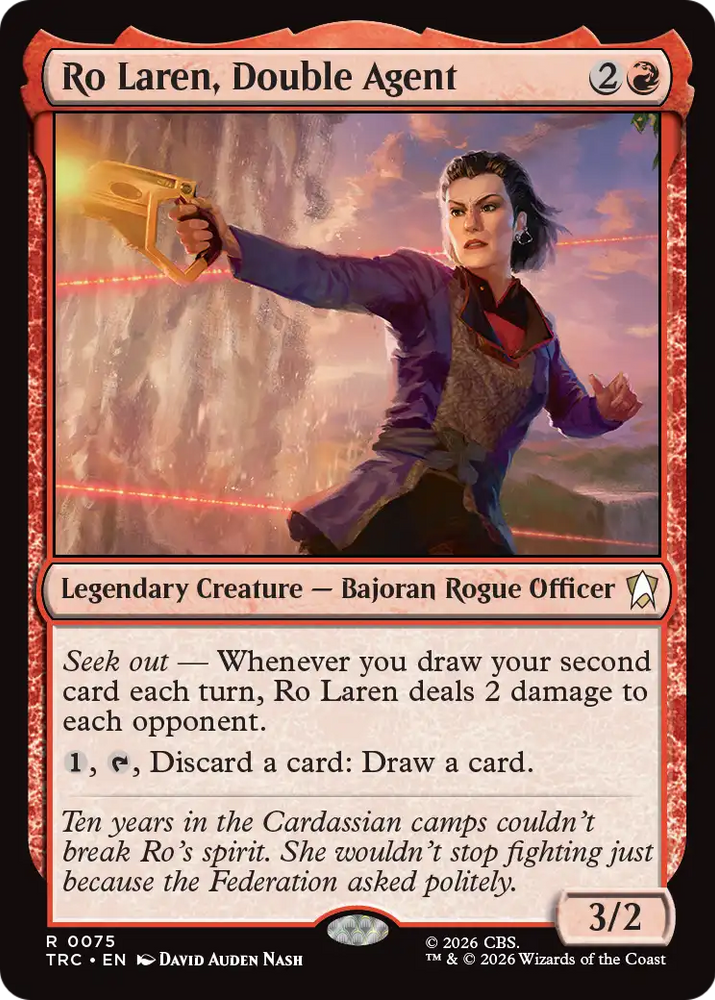 Ro Laren, Double Agent (Surge Foil) [Star Trek Commander]