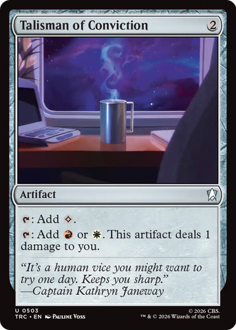 Talisman of Conviction (Surge Foil) [Star Trek Commander]