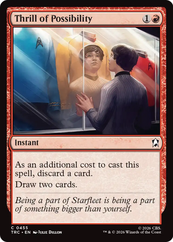 Thrill of Possibility (Surge Foil) [Star Trek Commander]
