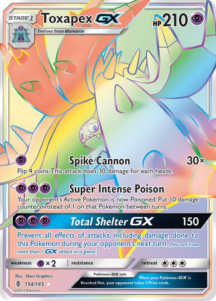 Toxapex GX (154/145) [Sun & Moon: Guardians Rising]