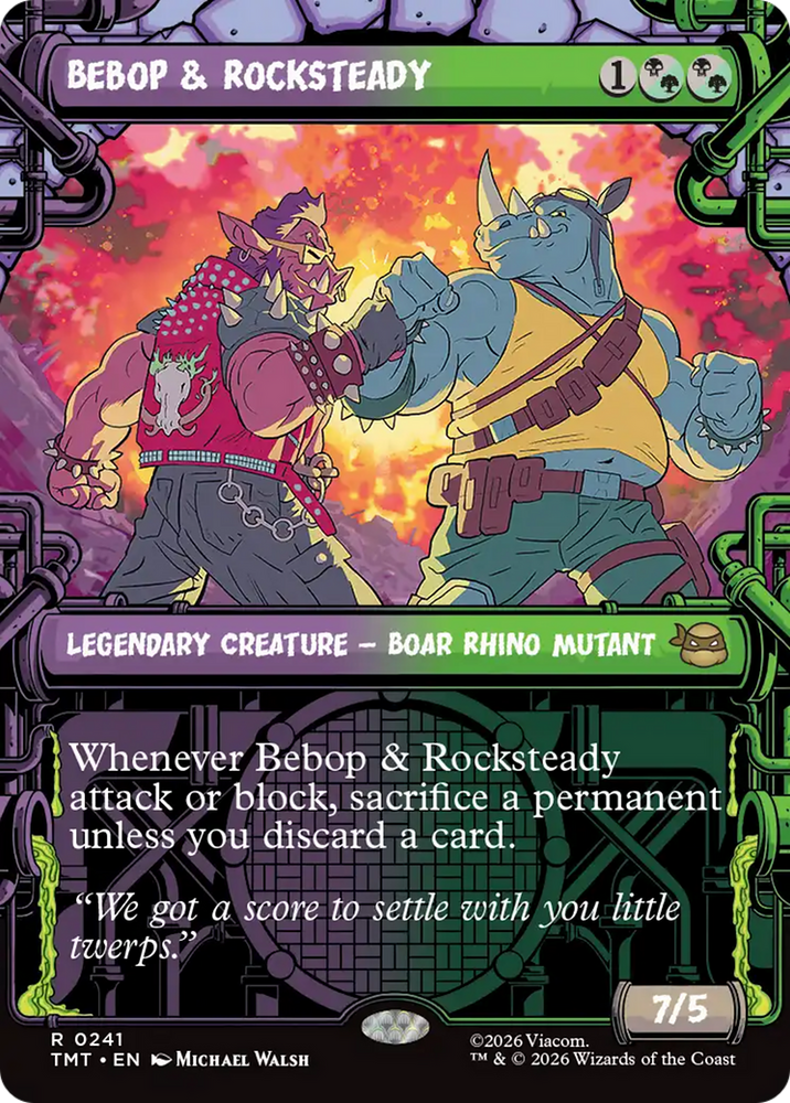 Bebop & Rocksteady (Showcase) [Teenage Mutant Ninja Turtles]