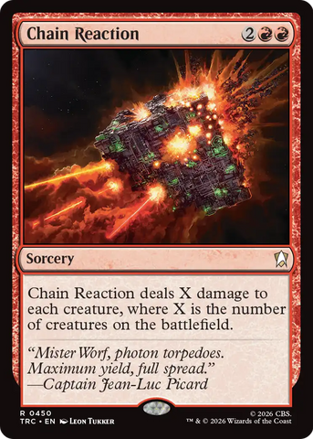 Chain Reaction (Surge Foil) [Star Trek Commander]