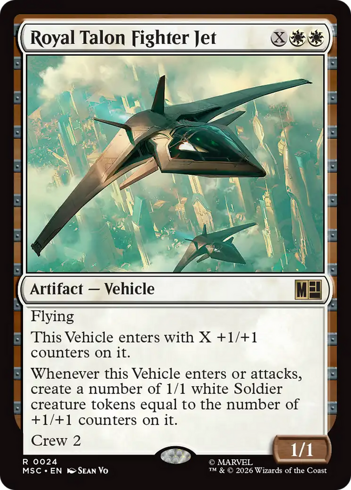 Royal Talon Fighter Jet (Surge Foil) [Marvel Super Heroes Commander]