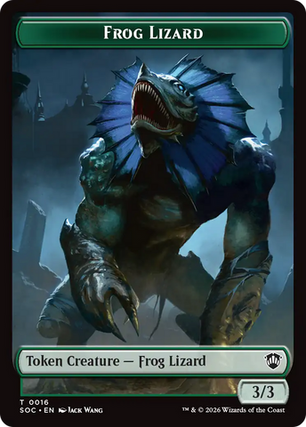 Food // Frog Lizard Double-Sided Token [Secrets of Strixhaven Commander Tokens]