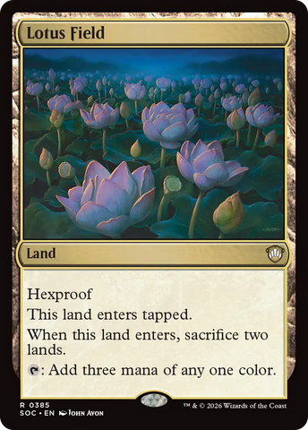 Lotus Field [Secrets of Strixhaven Commander]