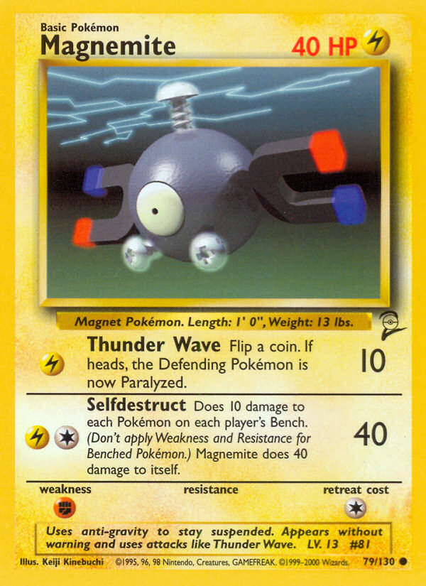 Magnemite (79/130) [Base Set 2]