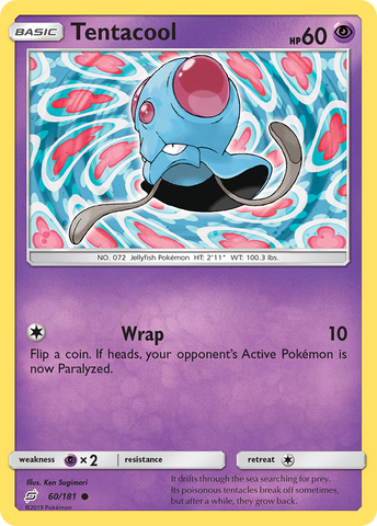 Tentacool (60/181) [Sun & Moon: Team Up]