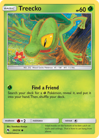 Treecko (20/214) [Sun & Moon: Lost Thunder]