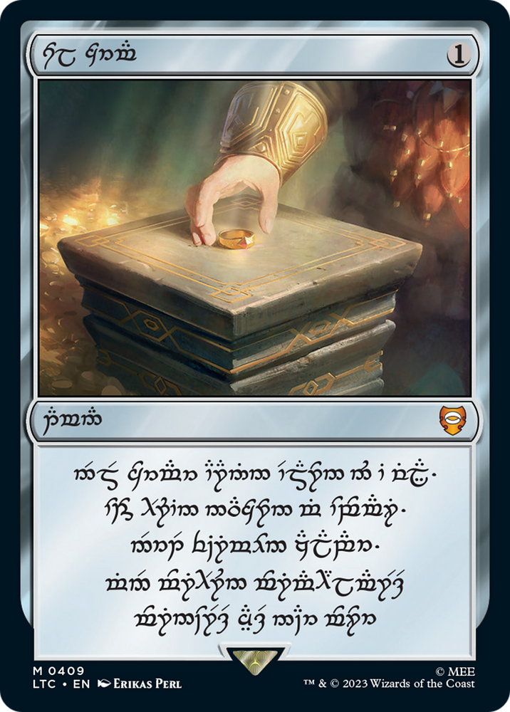 Sol Ring (409) (Dwarven Double Rainbow Foil Serialized) [The Lord of the Rings: Tales of Middle-Earth Commander]