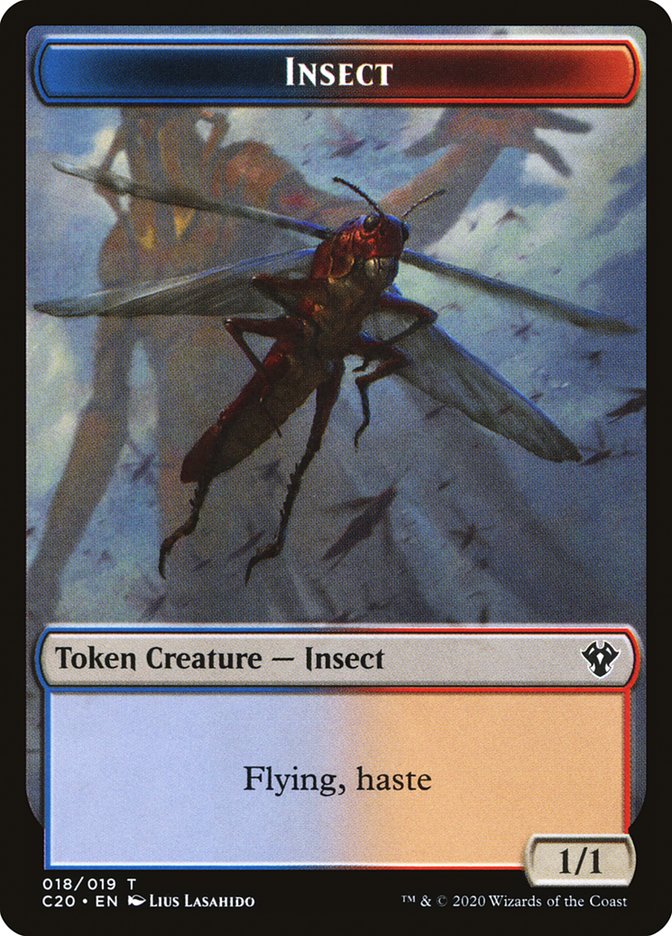 Insect Token (018/019) [Commander 2020 Tokens]