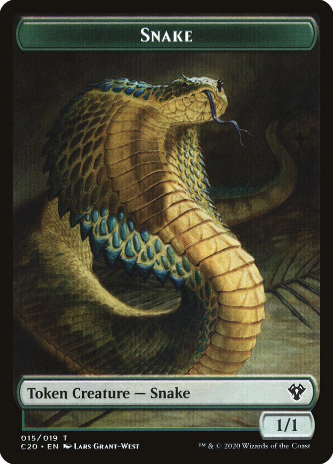 Snake Token [Commander 2020 Tokens]