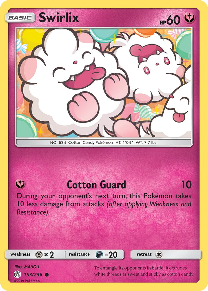 Swirlix (153/236) [Sun & Moon: Cosmic Eclipse]