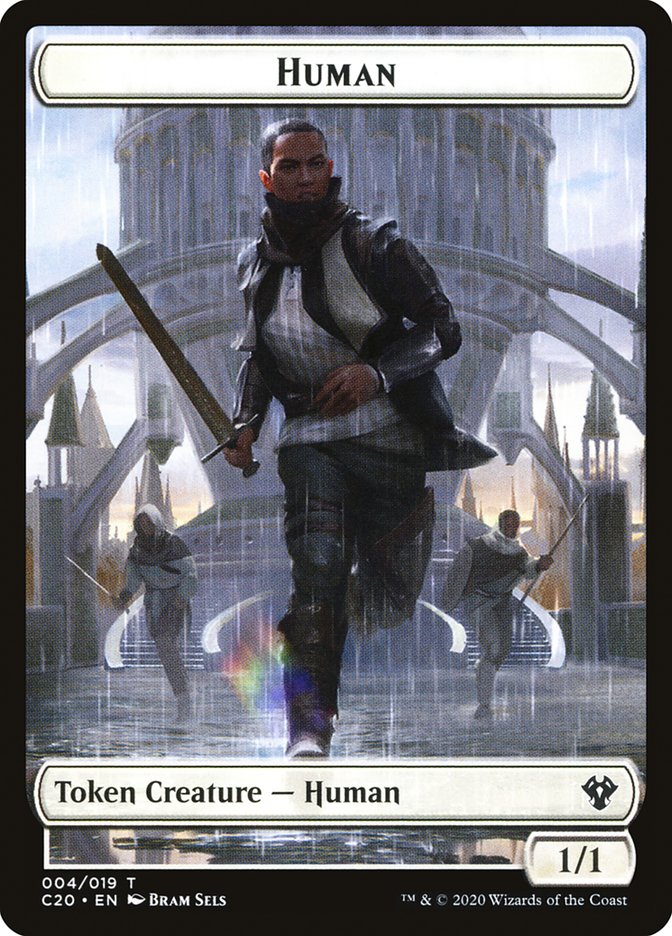 Human Token [Commander 2020 Tokens]
