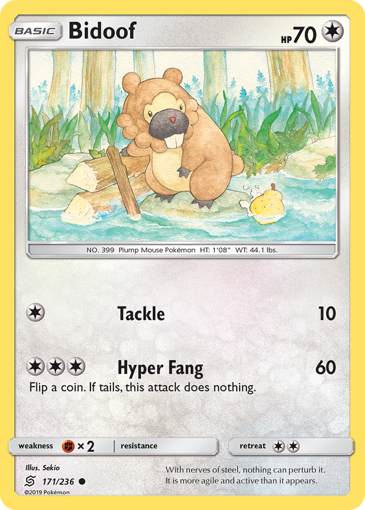 Bidoof (171/236) [Sun & Moon: Unified Minds]