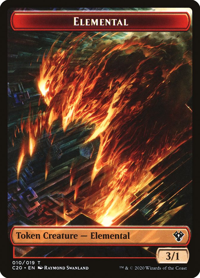 Elemental Token (010/019) [Commander 2020 Tokens]