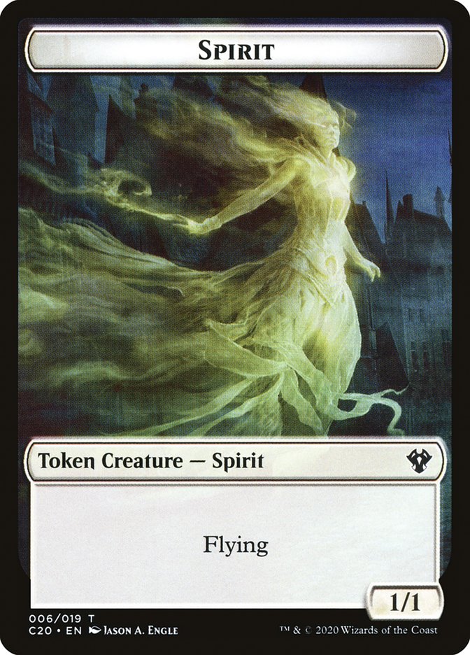 Spirit Token [Commander 2020 Tokens]