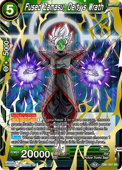 Fused Zamasu, Deity's Wrath (BT1-057) [Realm of the Gods]